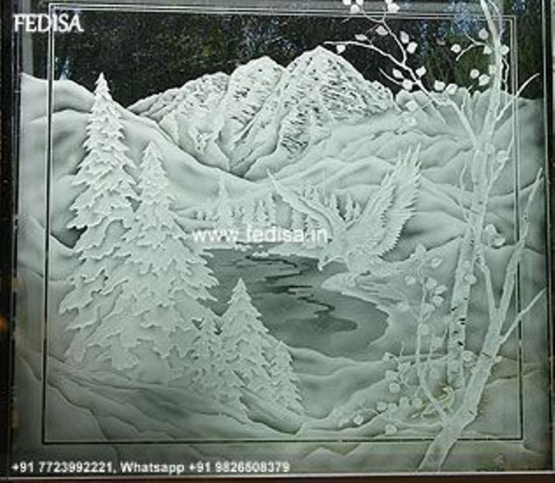 Glass Design Glass Door Design Glass Door Design For Pooja Room Glass Etching Designs For Living Room