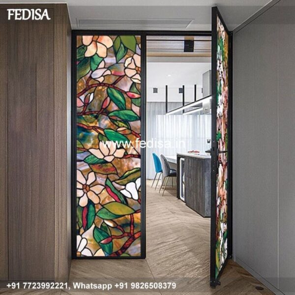 Glass Design Glass Railing Design Glass Partition Living Room White Etching Glass Design